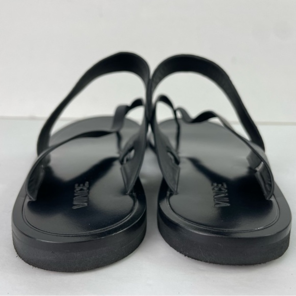 VINCE. Black Snakeskin Flip Flop‎ Thong Sandals - Picture 8 of 16